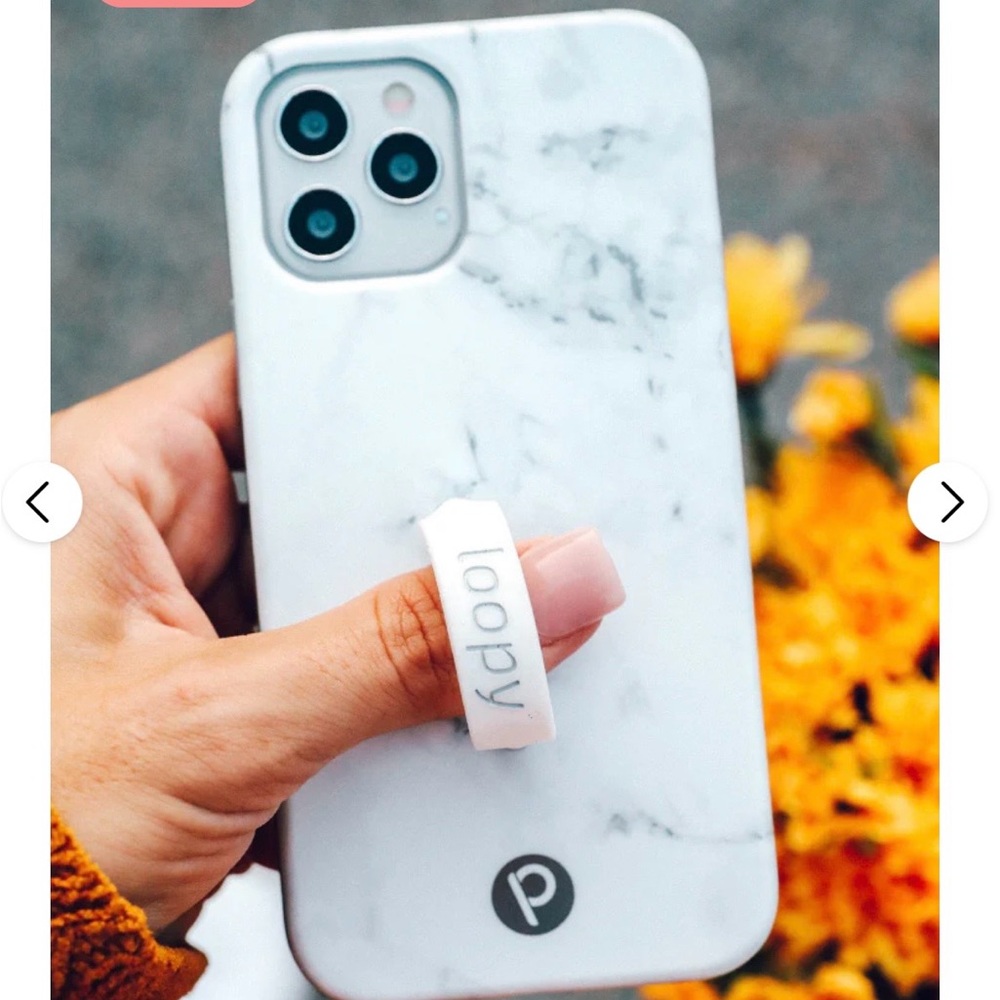 Loopy Case White Marble iPhone 13 Pro Max
